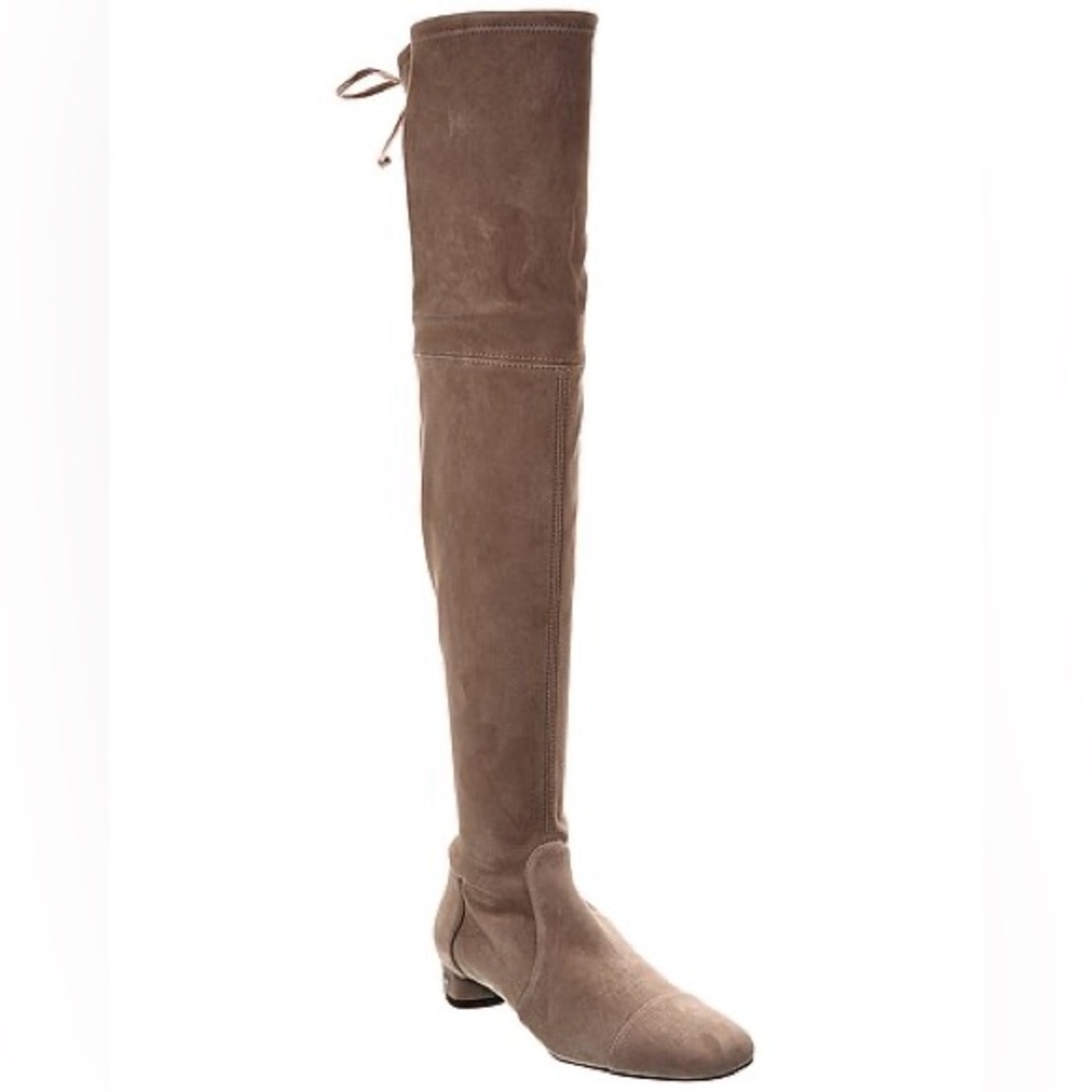 Stuart Weitzman Bridget City Over-the-Knee Suede Boots